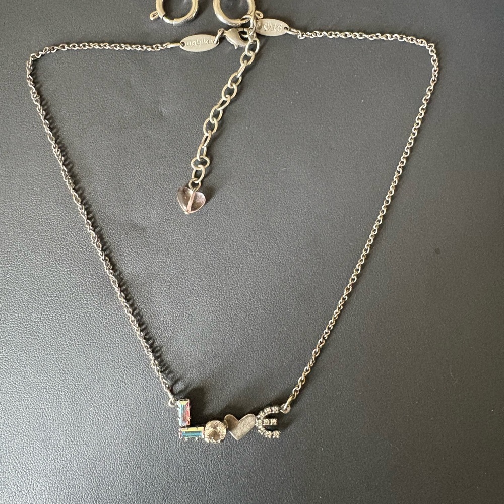 Sabika Poetic Love Spell Out Necklace - Summer 2016